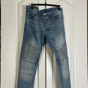 H&M biker jeans